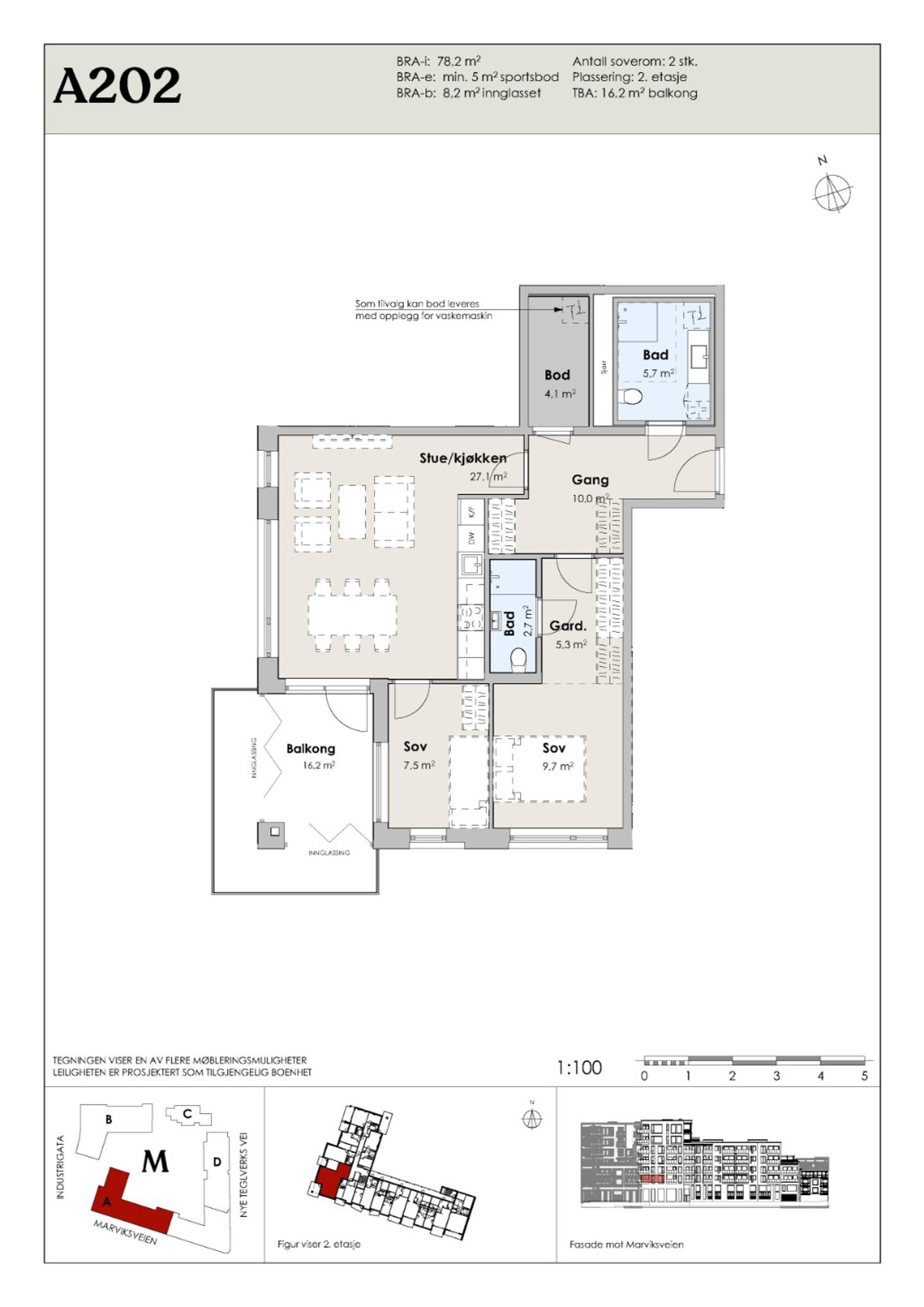 Marviksveien 103 - A202, KRISTIANSAND S | DNB Eiendom | Fra hjem til hjem