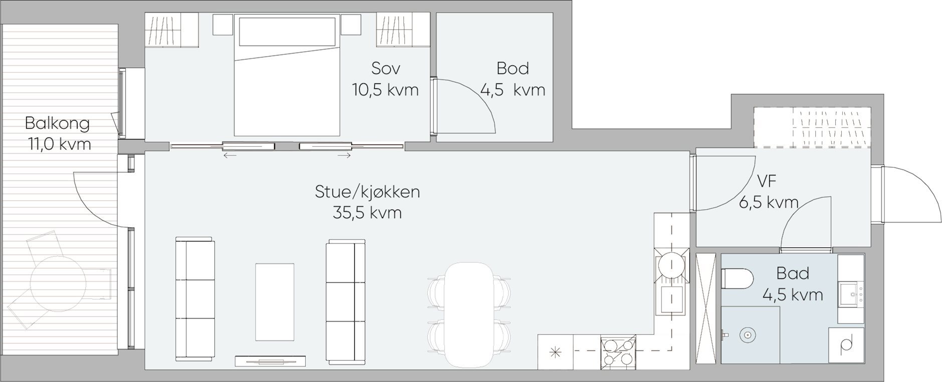 Prinsegata 10C - H0407, LARVIK | DNB Eiendom | Fra hjem til hjem