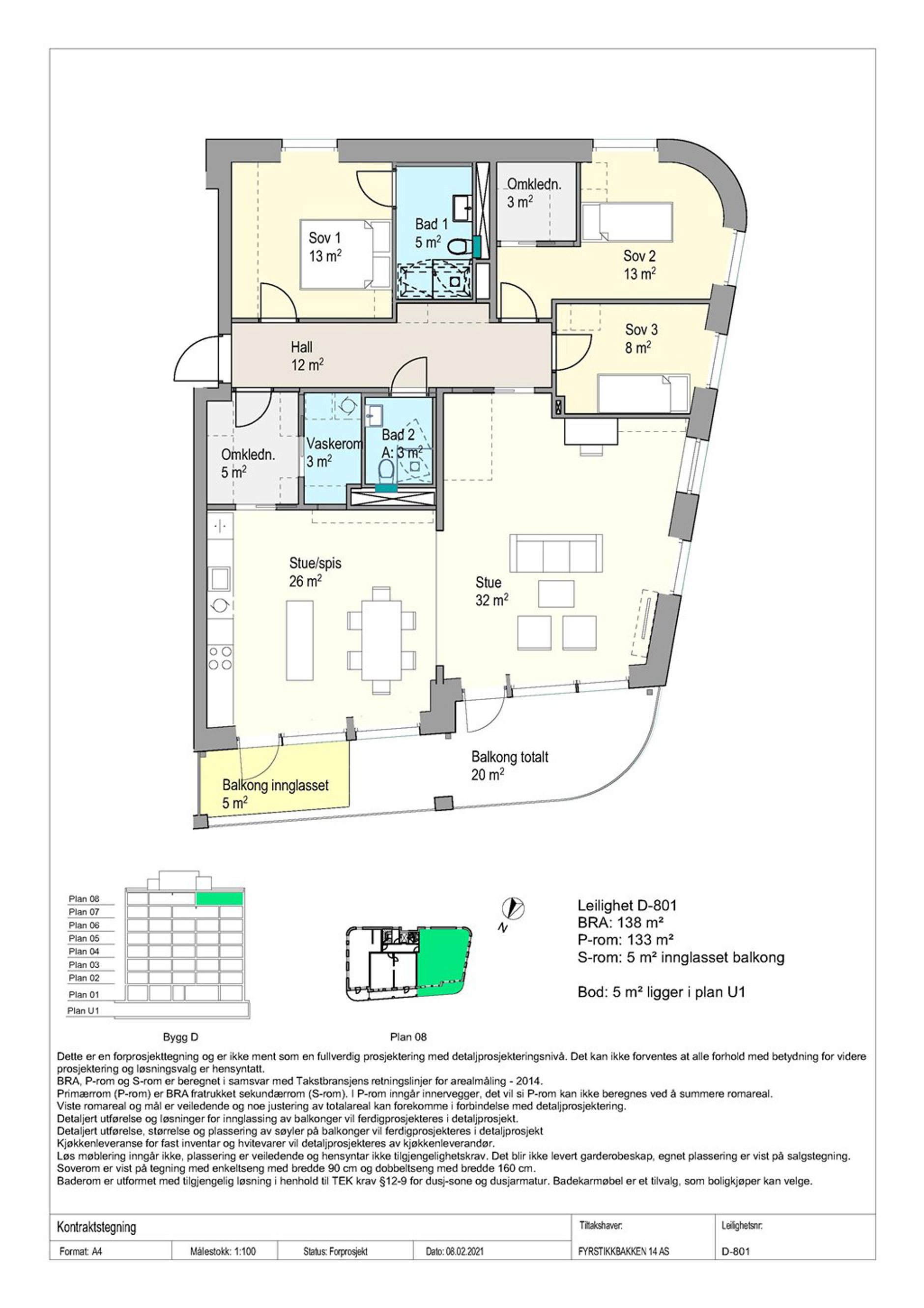 Fyrstikkbakken 14 - D-801 Salg av kontraktsposisjon, OSLO | DNB Eiendom | Fra hjem til hjem