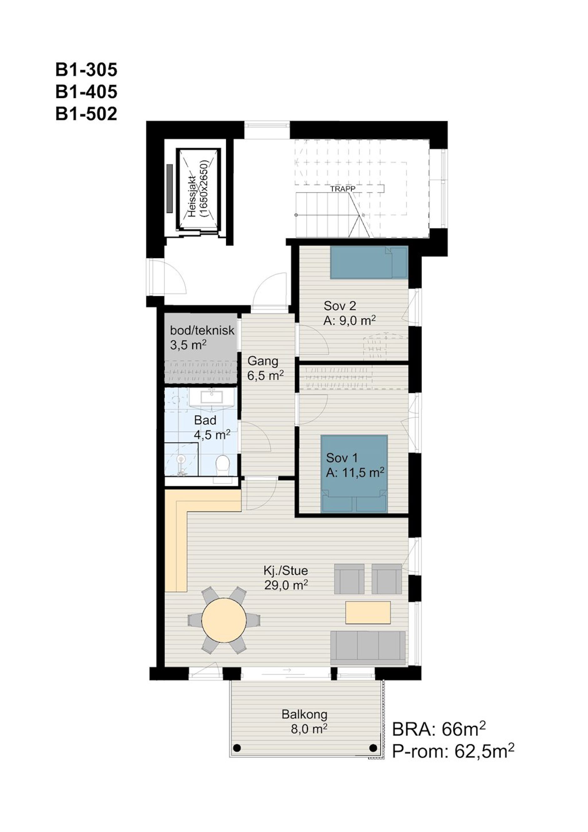 Klaras vei 2 - B1-305, SANDEFJORD | DNB Eiendom | Fra hjem til hjem