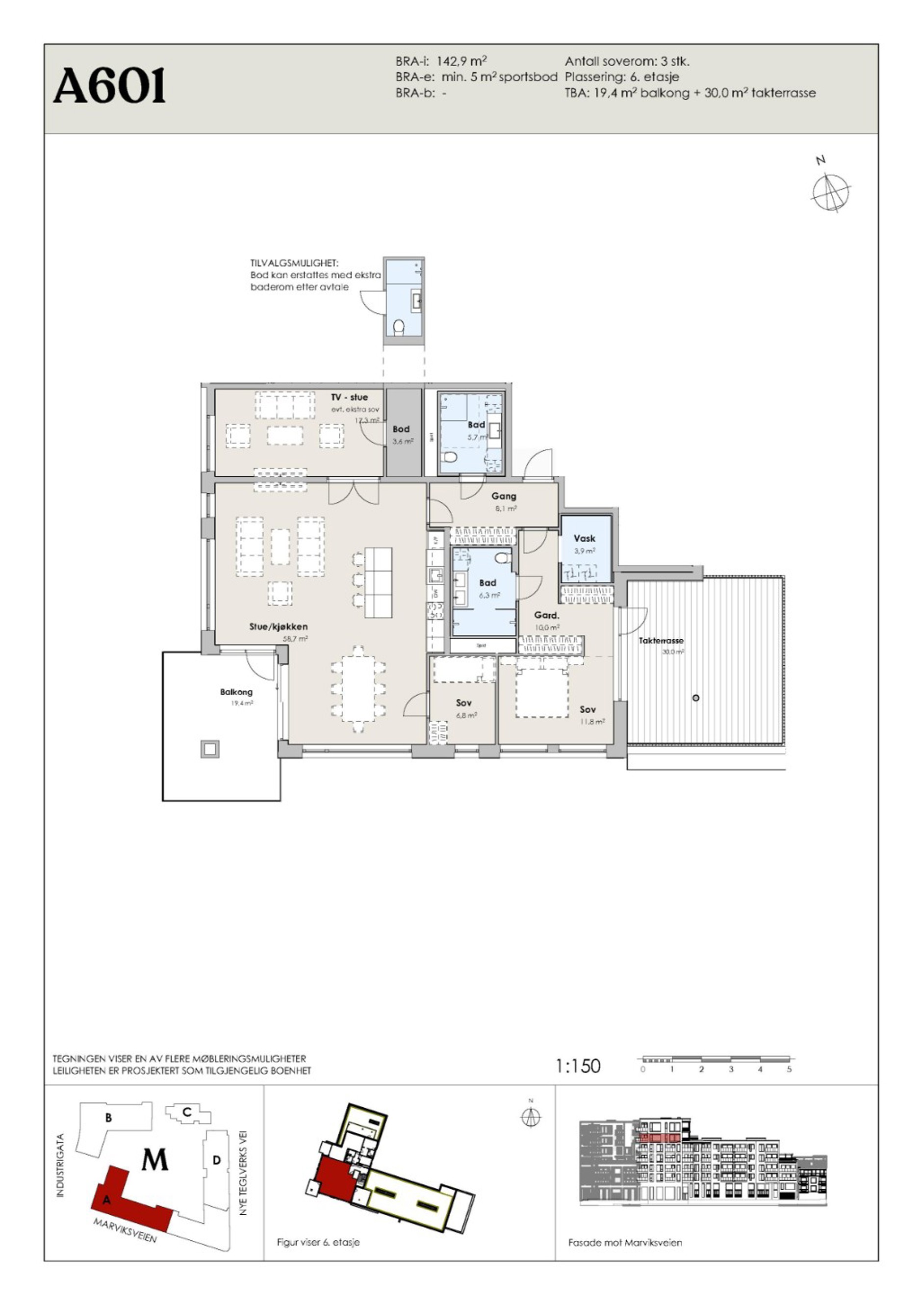 Marviksveien 103 - A601, KRISTIANSAND S | DNB Eiendom | Fra hjem til hjem