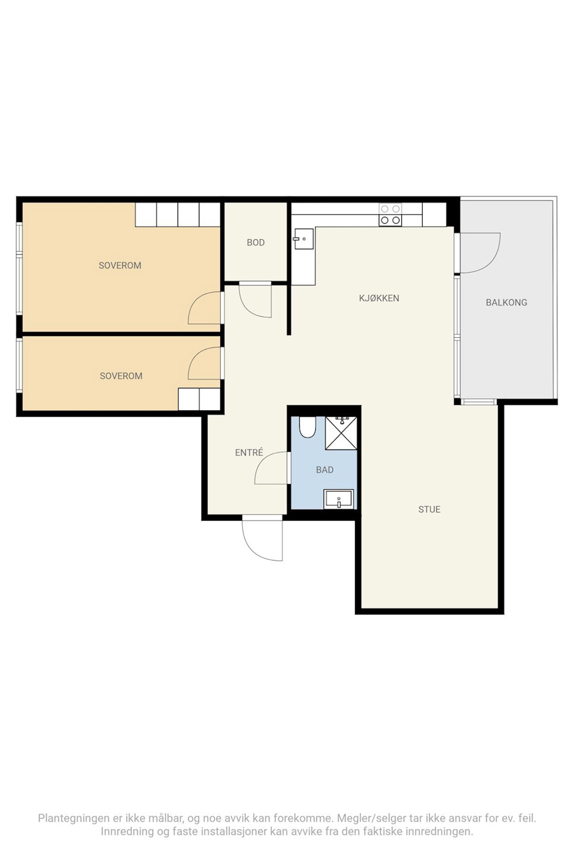 Krokenveien 40B, H103 - leil A1.6, HØNEFOSS | DNB Eiendom | Fra hjem til hjem