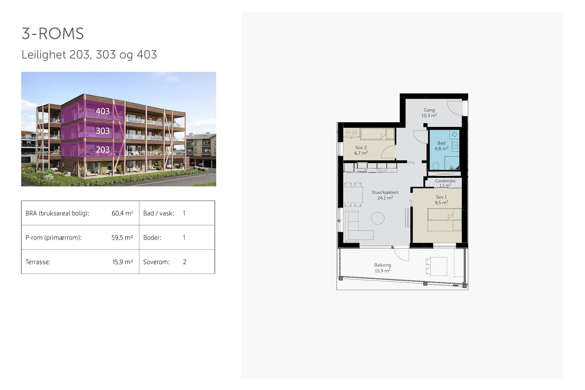 Frøyas gate 6, A3-303, FLISA | DNB Eiendom | Fra hjem til hjem