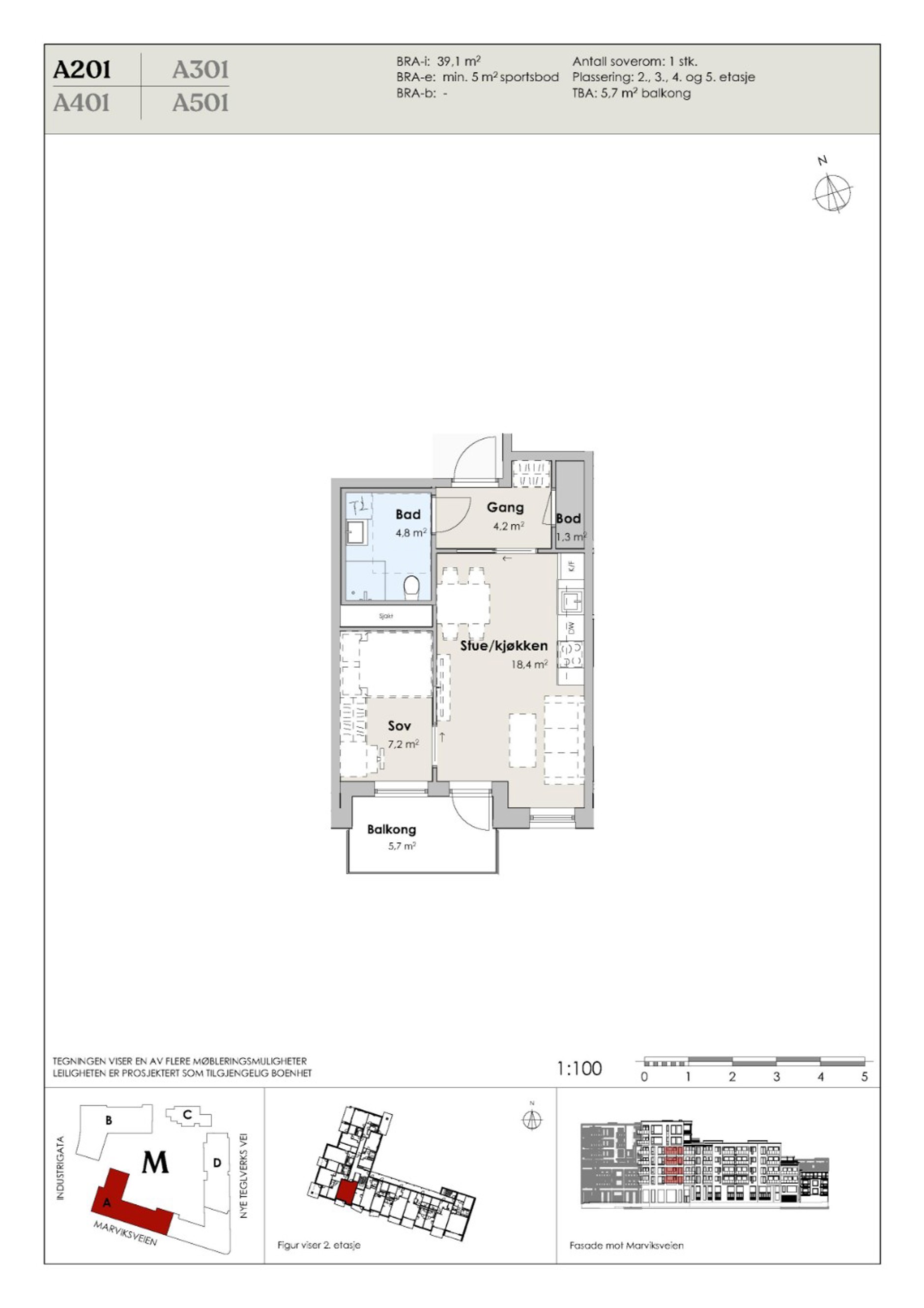 Marviksveien 103 - A501, KRISTIANSAND S | DNB Eiendom | Fra hjem til hjem