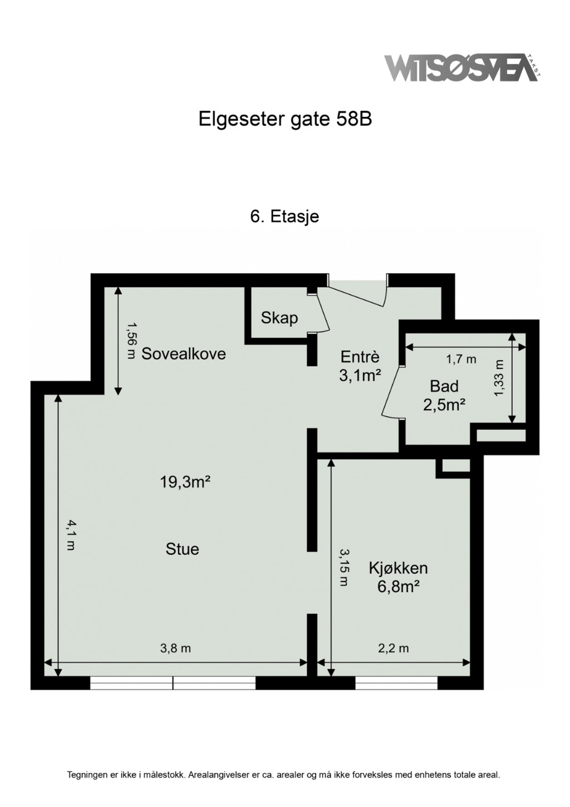 Elgeseter gate 58B, TRONDHEIM